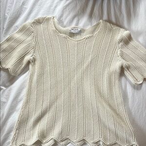 Frame Ivory Knit Top